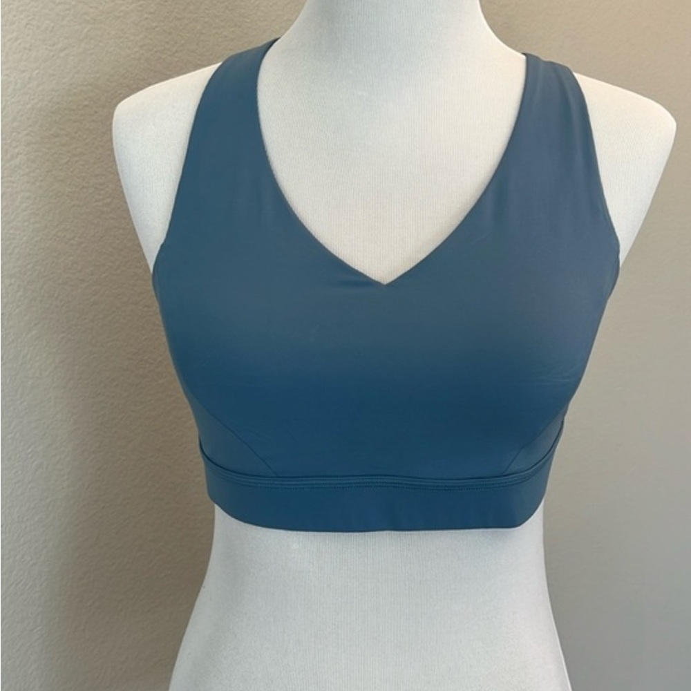 lululemon athletica Teal Blue V-Neck Sports Bra